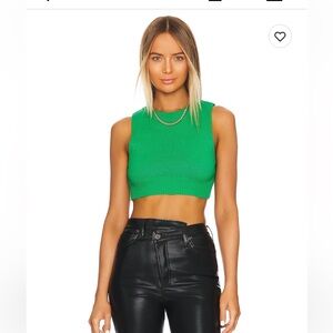Crop Sweater in Jade